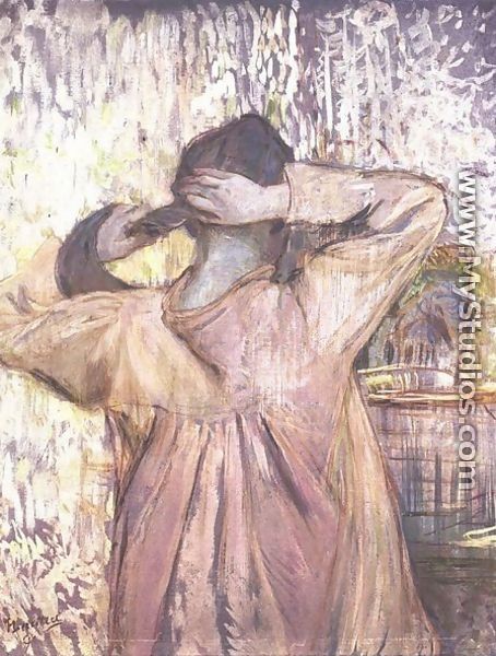 Combing - Henri De Toulouse-Lautrec
