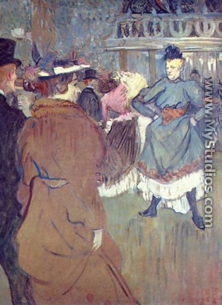 In The Moulin De La Galette Iii - Henri De Toulouse-Lautrec