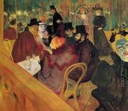 At The Moulin Rouge - Henri De Toulouse-Lautrec