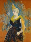 The Clownesse Cha U Kao - Henri De Toulouse-Lautrec