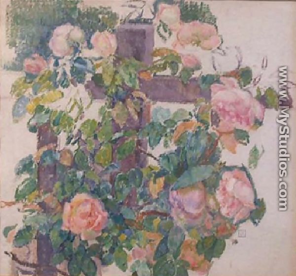 Roses Grimpantes - Theo Van Rysselberghe