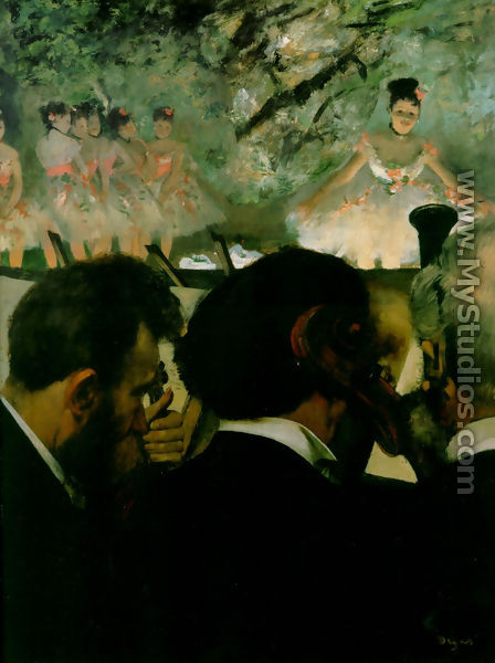 Orchestra Musicians - Edgar Degas