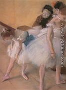Before The Rehearsal - Edgar Degas