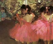 Dancers In Pink - Edgar Degas
