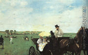 At The Races In The Country - Edgar Degas