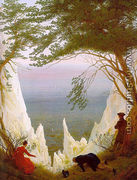 Chalk Cliffs on Rügen c. 1818 - Caspar David Friedrich