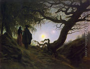 Man and Woman Contemplating the Moon c. 1824 - Caspar David Friedrich