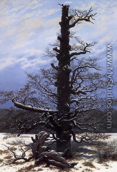 The Oaktree in the Snow 1829 - Caspar David Friedrich