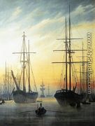 View of a Harbour 1815-16 - Caspar David Friedrich