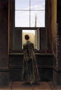 Woman at a Window 1822 - Caspar David Friedrich