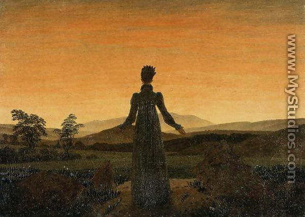 Woman before the Rising Sun (Woman before the Setting Sun) 1818-20 - Caspar David Friedrich