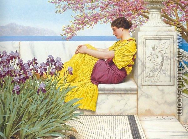 Under The Blossom That Hangs On The Bough - John William Godward
