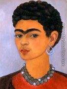 Self Portrait With Curly Hair - Frida Kahlo