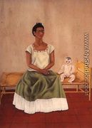 Self Portrait On Bed - Frida Kahlo
