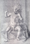 Seated Nude Child - Albrecht Durer