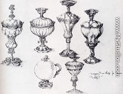 Six Goblets - Albrecht Durer