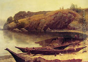 Canoes - Albert Bierstadt