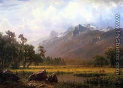 The Sierras Near Lake Tahoe California - Albert Bierstadt