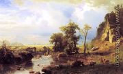 North Fork Of The Platte Nebraska - Albert Bierstadt