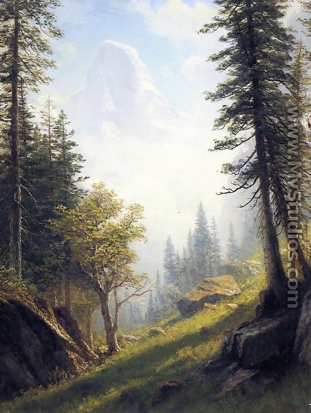 Among The Bernese Alps - Albert Bierstadt