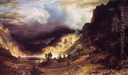 A Storm In The Rocky Mountains  Mr  Rosalie - Albert Bierstadt