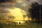 The Buffalo Trail - Albert Bierstadt