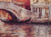 Gondolas Along Venetian Canal - William Merritt Chase