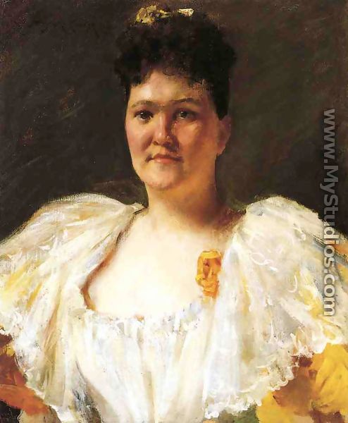 Portrait Of A Woman - William Merritt Chase