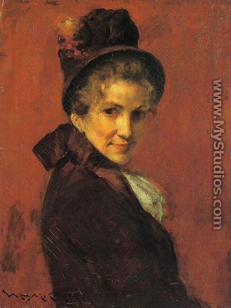 Portrait Of A Woman2 - William Merritt Chase