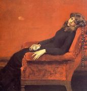 The Young Orphan  Study Of A Young Girl - William Merritt Chase