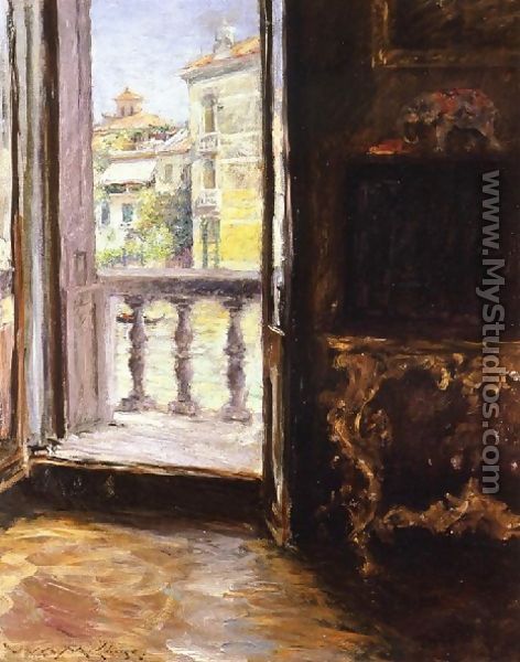 Venetian Balcony - William Merritt Chase