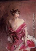 Portrait Of Mlle De Gillespie  La Dame De Biarritz - Giovanni Boldini