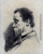 Portrait Of A Man  Said To Be Leopold Desbrosses - Jean-Francois Millet