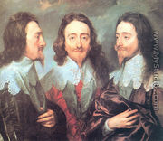 Charles I in Three Positions 1635-36 - Sir Anthony Van Dyck
