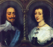 Charles I Of England And Henrietta Of France - Sir Anthony Van Dyck