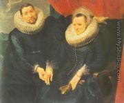 Portrait Of A Married Couple - Sir Anthony Van Dyck