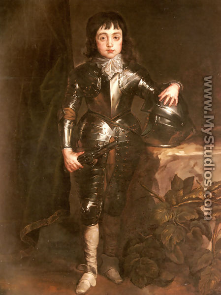 Portrait Of Charles II When Prince Of Wales - Sir Anthony Van Dyck