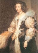 Portrait Of Maria Lugia De Tassis - Sir Anthony Van Dyck