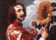 Self-portrait with a Sunflower c. 1632 - Sir Anthony Van Dyck