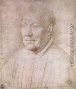 Portrait of Cardinal Albergati c. 1435 - Jan Van Eyck