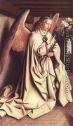 The Ghent Altarpiece Angel Of The Annunciation - Jan Van Eyck