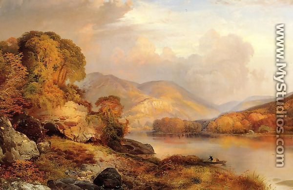 Autumn Landscape - Thomas Moran