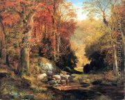 Cresheim Glen  Wissahickon  Autumn - Thomas Moran