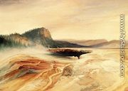 Giant Blue Spring  Yellowstone2 - Thomas Moran