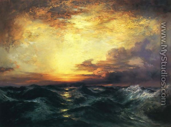Pacific Sunset - Thomas Moran