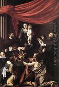 Madonna del Rosario 1607 - (Michelangelo) Caravaggio
