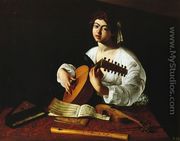 The Lute Player c. 1600 - (Michelangelo) Caravaggio