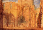 Interior Of Fountains Abbey  Yorkshire - Joseph Mallord William Turner