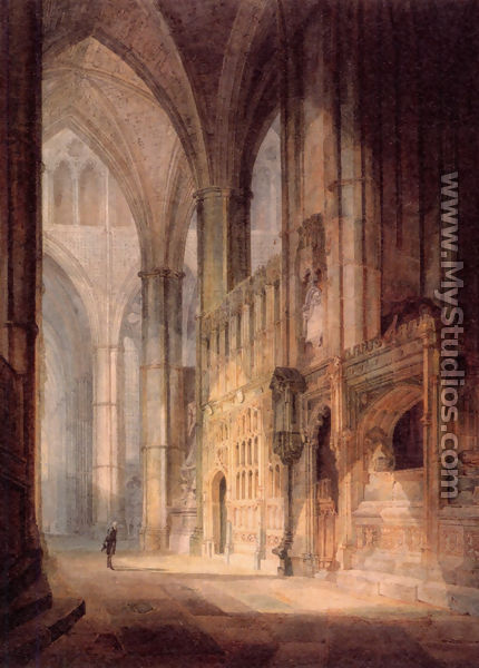 St  Erasmus In Bishop Islips Chapel  Westminster Abbey - Joseph Mallord William Turner
