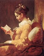 A Young Girl Reading c. 1776 - Jean-Honore Fragonard